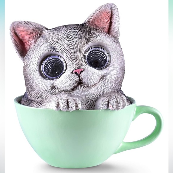 Cat in Cup Solar Garden
Decorations Figurine - Picture 6 of 8
